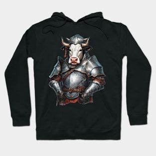 cow knight in shining armour Hoodie